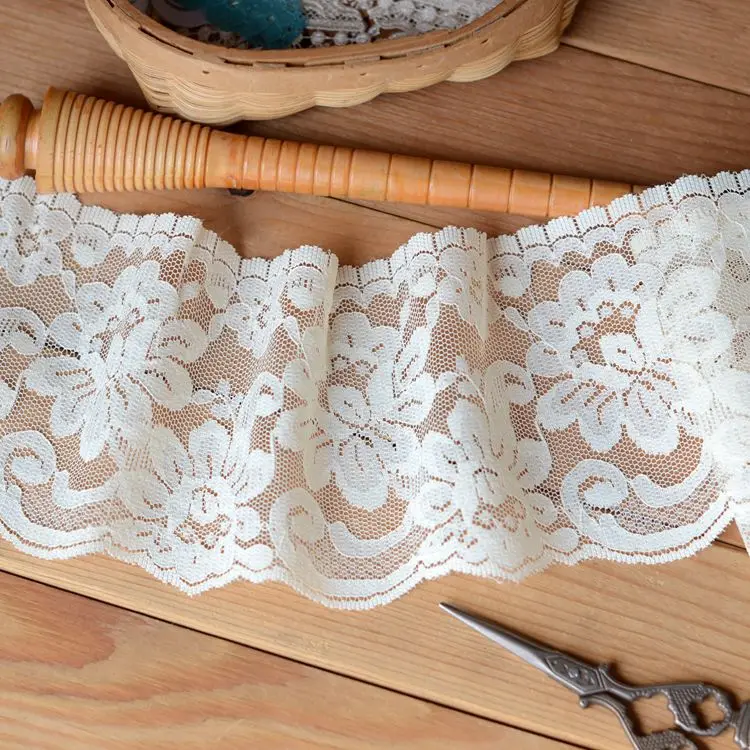 Женское кружевное бежевое платье с вышивкой пиона ширина 10 см|Кружево| |
