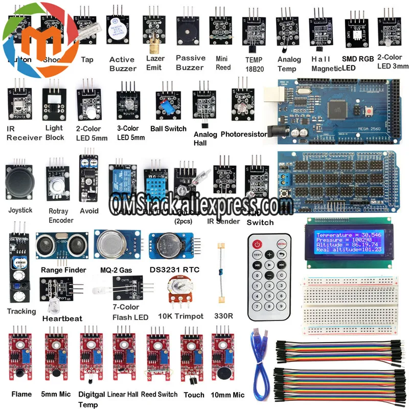 40Pcs-MEGA2560-R3-40-Sensor-Modules-Starter-Kit-IIC-20X4-2004-LCD-Display-for-A-rduino (2)