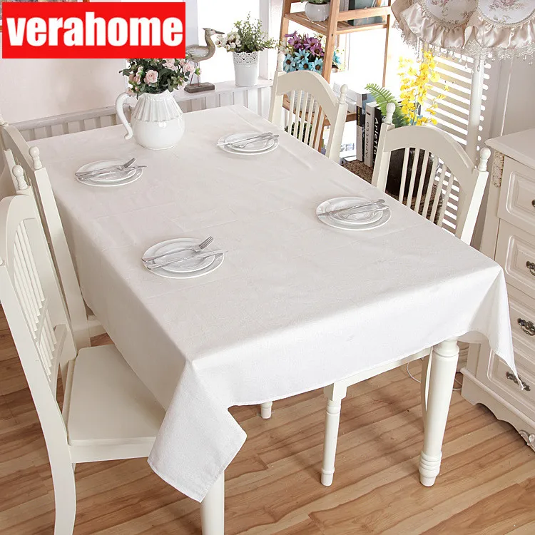 Однотонная белая бежевая Кружевная декоративная скатерть для кухни, прямоугольная скатерть для обеденного стола, вечерние скатерти для домашнего декора