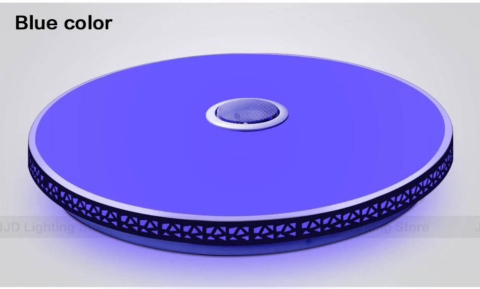 Современный Bluetooth динамик светодиодный потолочный светильник с пультом дистанционного управления RGB с регулируемой яркостью музыкальный светильник для гостиной светильник для спальни