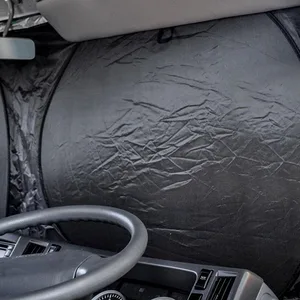 Складной солнцезащитный козырек на лобовое стекло автомобиля, большой козырек на переднее окно, блочный чехол, солнцезащитный козырек для внедорожника, автомобильный Стайлинг - изображение