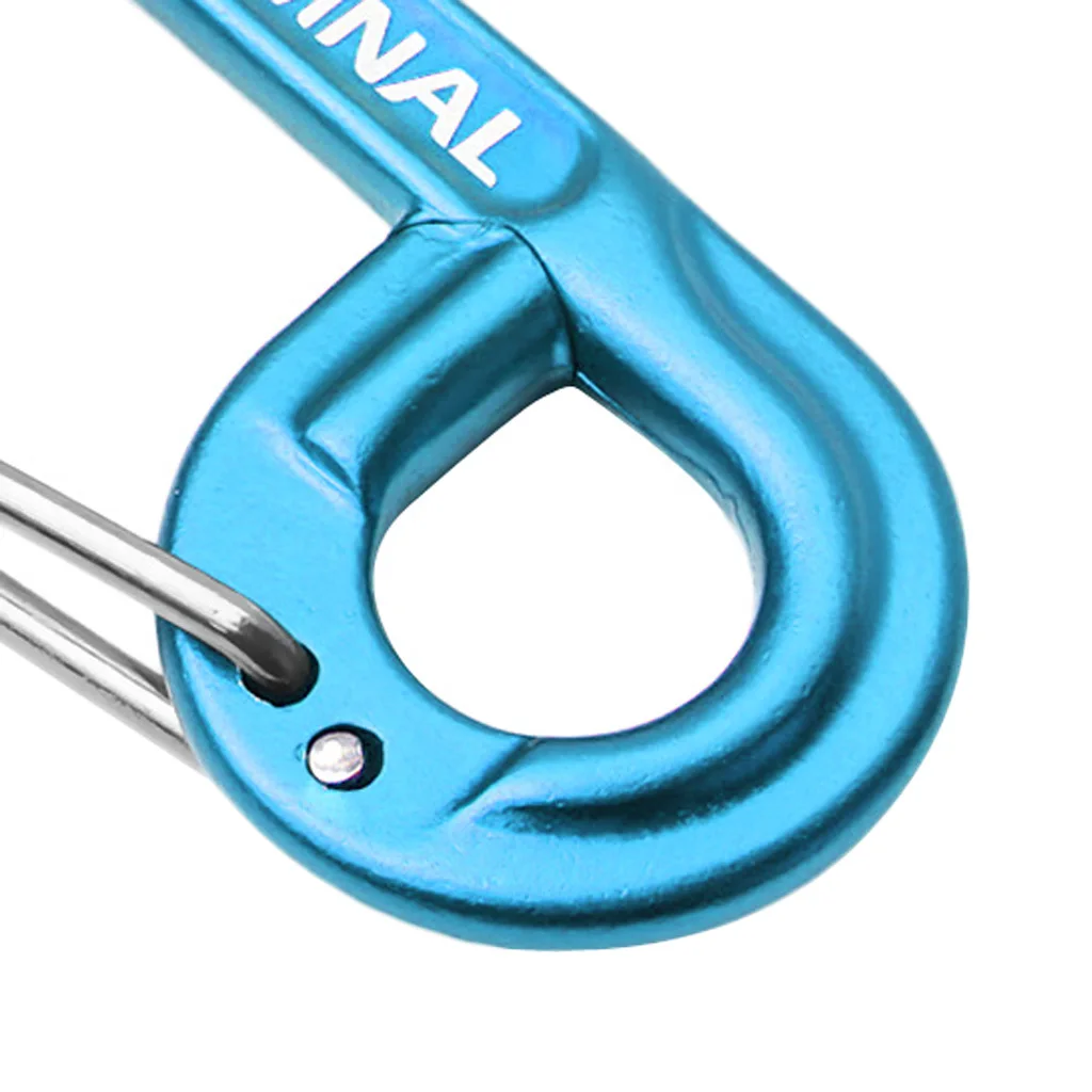 MagiDeal Lightweight Carabiners Hook Eyehole Spring Backpack Clasps Keychain Carabiner Clip Keychain Hook 