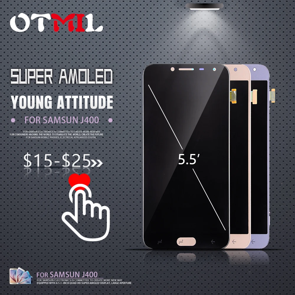 

5.5"Amoled For SAMSUNG Galaxy J400 LCD Display Touch Screen For SAMSUNG J4 2018 Display J400F J400H J400P J400M LCD #1