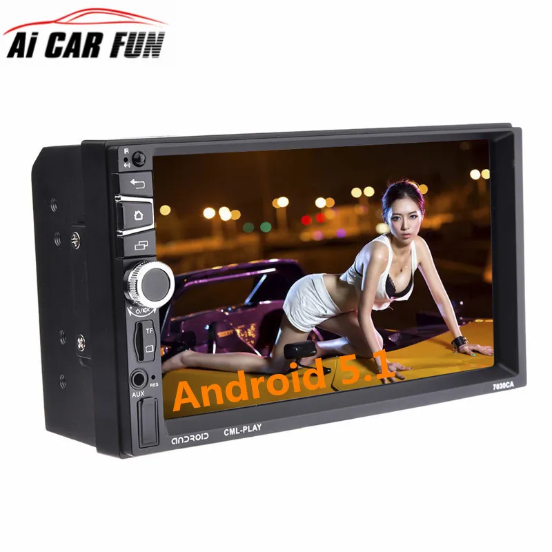 

7-inch Android 5.1 Full HD 1080P MP5 Player with GPS Navigaton Bluetooth USB 2 Din Universal For Nissan VW Toyota Peugeot Player