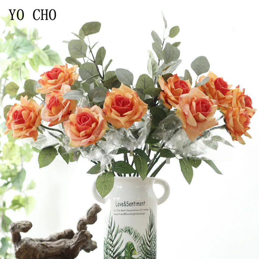 rose artificial flower white peony real touch (38)