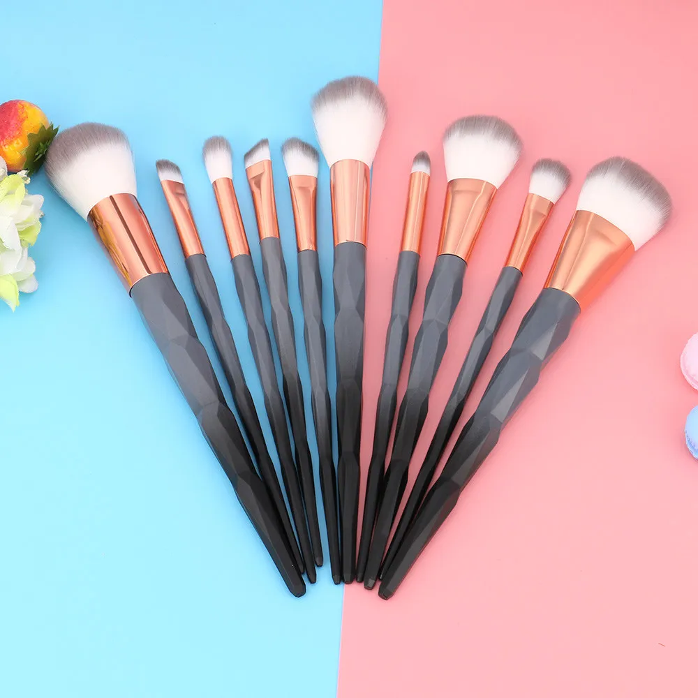 

New Fashion 10PCS/Set Makeup Brush Sets Foundation Eyebrow Eyeliner Blush Cosmetic Concealer Brushes Tool Pincel Maquiagem
