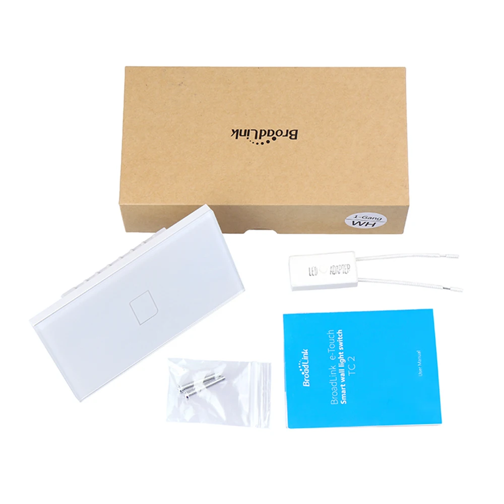  Broadlink TC2 3Gang 433MHZ Connection Wall Touch Panel Light Switch Remote Control US Standard For  - 32840232393