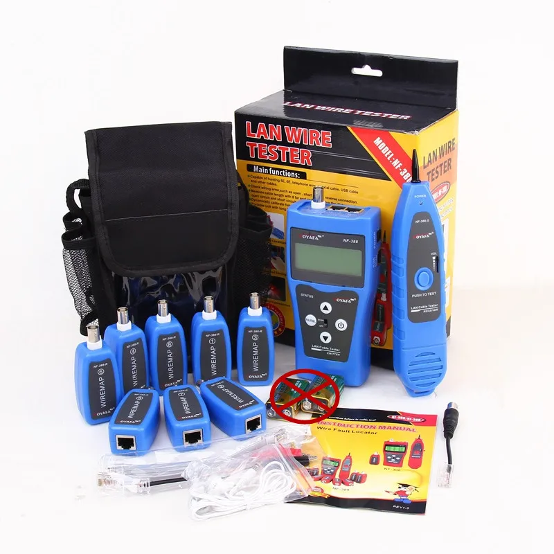 

NF-388 English Version Multi-functional Network cable tester Cable tracker RJ45 cable tester Free Shipping