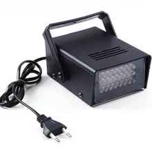 24 светодиодный StageSpotlight огни работает диджей мерцающий освещение дискотечное вечерние Club КТВ Стробоскоп Белый этап световых эффектов ЕС Plug