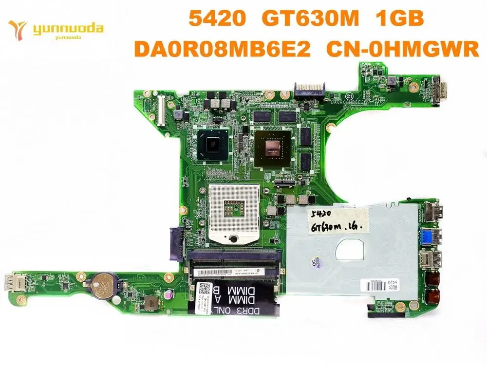 Оригинальный Для DELL 5420 Материнская плата ноутбука GT630M 1 ГБ DA0R08MB6E2 CN-0HMGWR испытанное