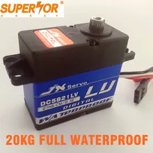 Superior Hobby JX DC5821LV 20KG Full waterproof mental gear servo for 1 8 1 10 Scaler
