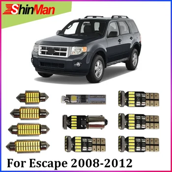 

ShinMan 10x LED CAR Light Car LED Interior Car lighting For Ford Escape LED Interior lighting kit 2008-2012 LED Car interior