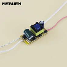 Free shipping 300Ma (4-7)x 1W 4W 5W 6W 7W Lamp Driver Power Supply ac85-265v Transformer AC to direct current for E27 Led lights