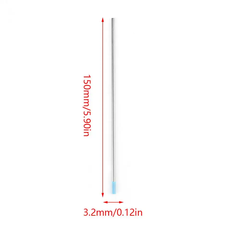 10 шт./кор. WL20 Вольфрам электрод Профессиональный Tig Rod 2.0% лантан для сварочный аппарат 10 Размеры дополнительных инструментов