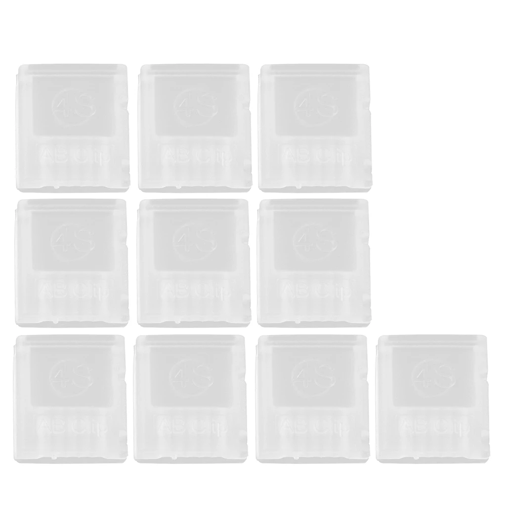 10pcs Lithium Battery Balance Lead Wire Head Protector AB Buckle Clip 2-6S RC Model Aircraft Parts