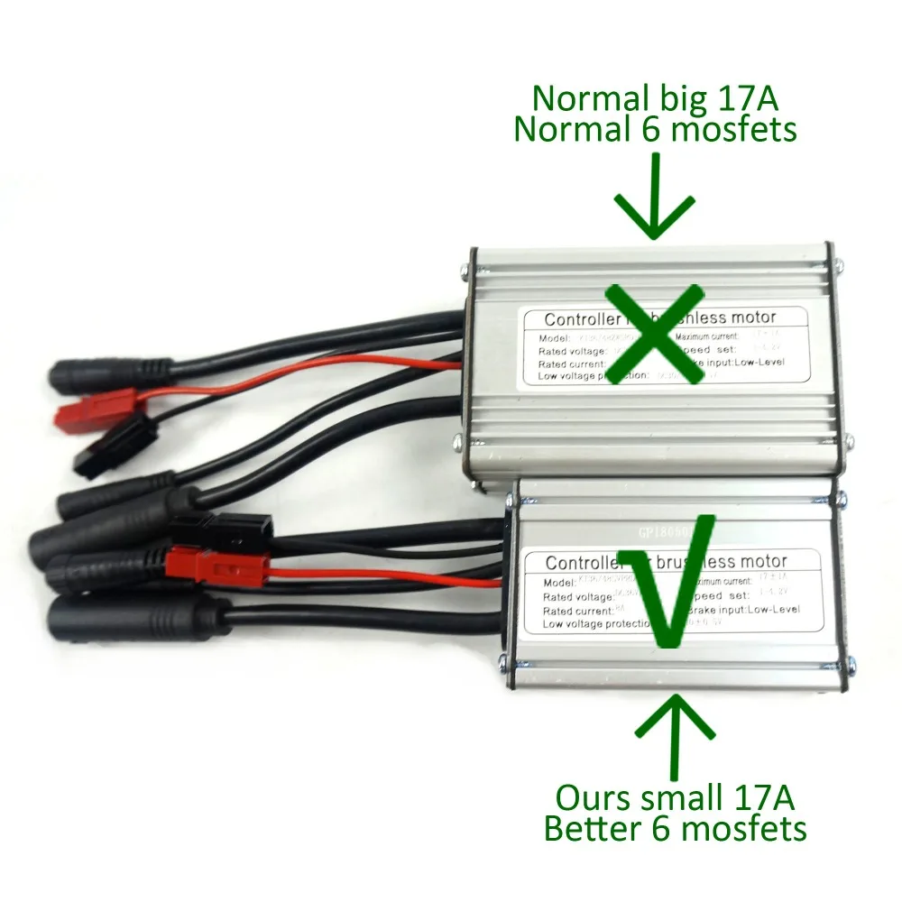 Perfect BOLLFIT Ebike Controller 36/48V 17A Water Proof 6 Better Mosfets KT Kunteng 350W Motor Electric Bicycle Light 4 Perfect BOLLFIT Ebike Controller 36/48V 17A Water Proof 6 Better Mosfets KT Kunteng 350W Motor Electric Bicycle Light 4