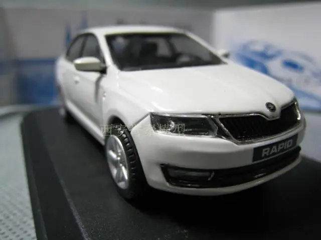 ABREX 1/43 масштабная модель автомобиля игрушки SKODA RAPLD литья под давлением металлическая модель автомобиля игрушка для коллекции, подарок, дети