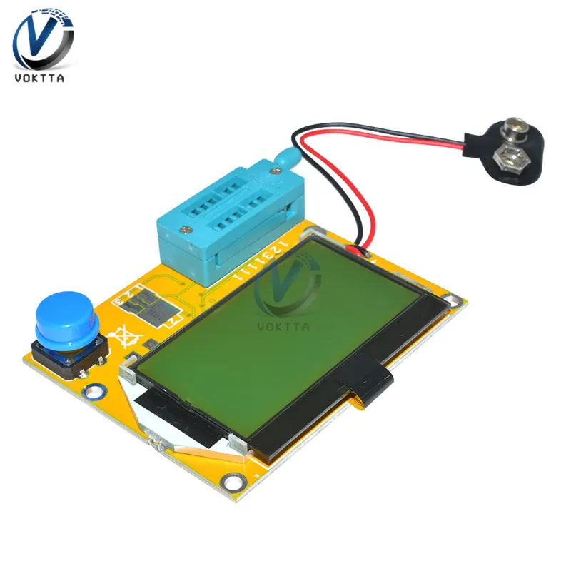 V2.68 ESR-T4 Mega328 цифровой Транзистор тестер Диод Триод Емкость ESR метр для MOSFET/PNP/NPN LCR 12864 ЖК-экран тестер
