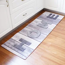 60x180CM antideslizante Mat para cocina largo hasta el suelo puerta Mat Estilo Vintage cocina alfombra antideslizante dormitorio alfombras junto a la cama