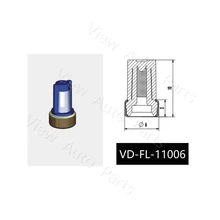 50 шт. топливный инжектор микрофильтр Верхняя подача многоточечный впрыск автозапчасти Размер 6x3x10 мм VD-FL-11006