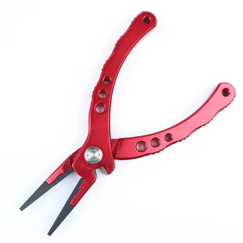 

Multifunctional space aluminum road clamps tungsten steel cutting edge fishing pliers strong horse fishing line pliers fishing