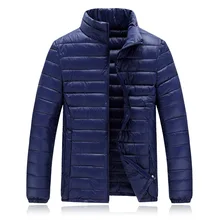 2017 New Men Casual Portable Stand Winter Down Jackets Coat Plus Size Parkas L-4XL