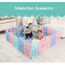 New Indoor Baby Playpens Outdoor Games Fencing Children Play Fence Kids Activity Gear Environmental Protection Safety Play Yard kids play fence indoor baby playpens outdoor children activity gear environmental protection ep safety play yard