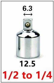 

Sleeve Torque wrench adapter 1/2 1/4 3/8