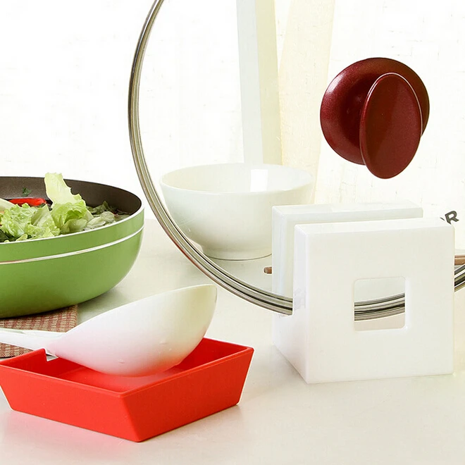 Free Shipping Spoon holder Pot Lid Shelf Cooking Tools Storage Kitchen