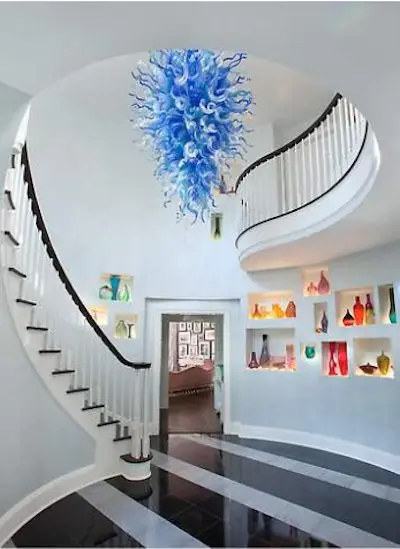 Городской домашний Декор светодиодный источник света долина Chihuly ручная