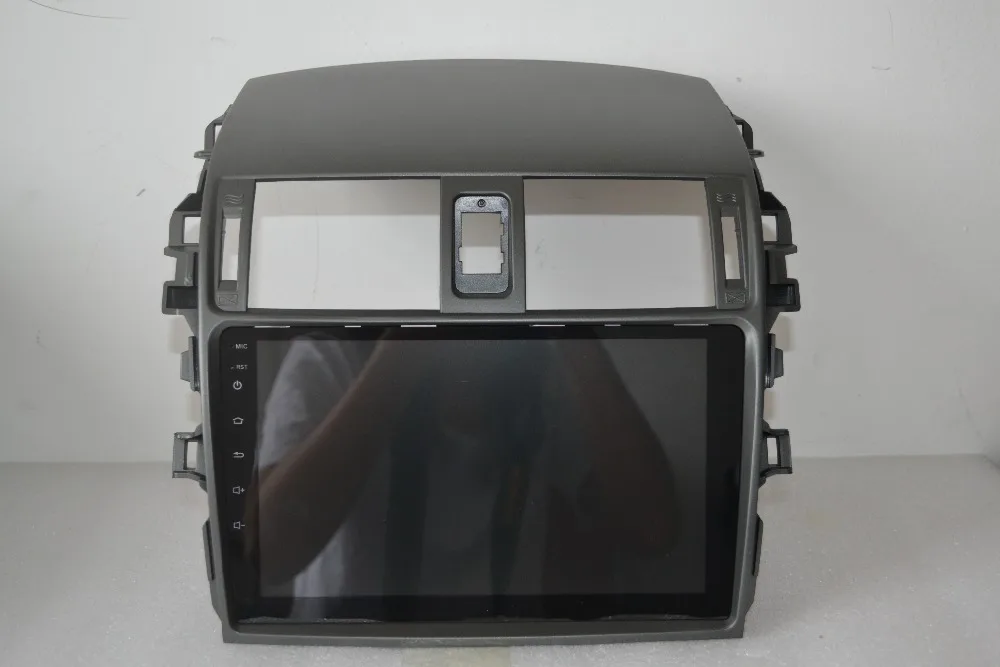 Cheap 10.1 inch 1024 x 600 quad core Android 7.0 for toyota corolla 2007 ,car deckless gps navigation,3G,BT,Wifi, 3