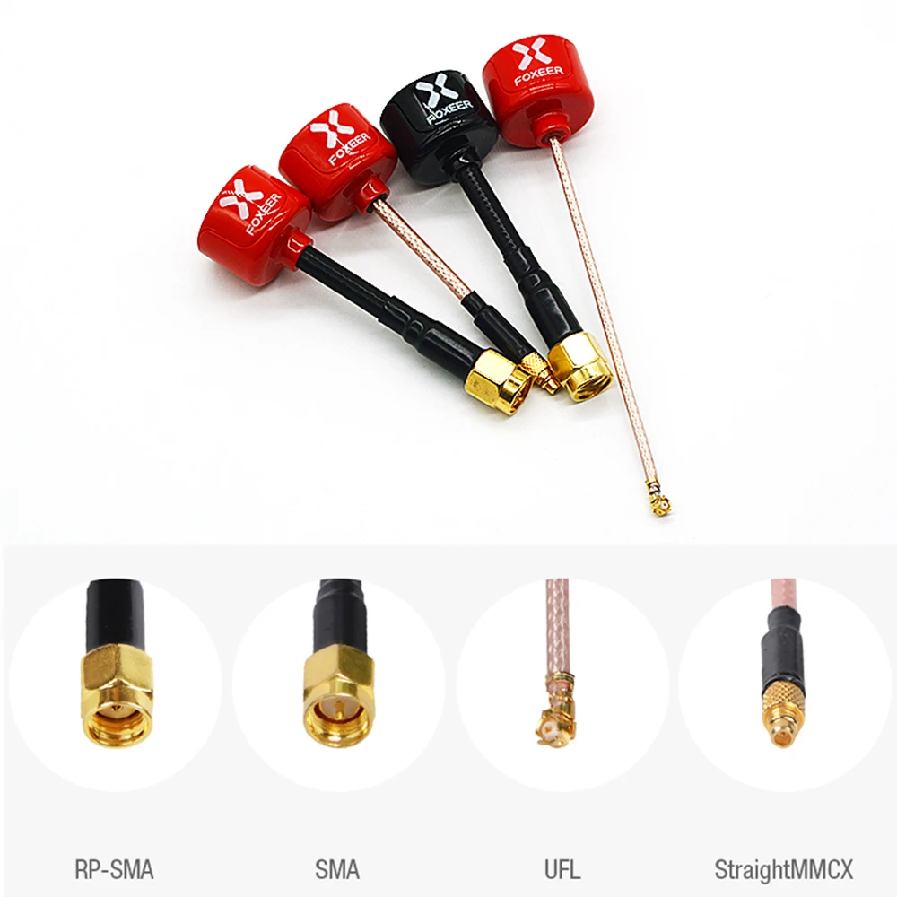 1 шт. 5 8G 2.3Dbi Foxeer Lollipop TX RX антенна RHCP FPV SMA/Стандартный передатчик для гоночного