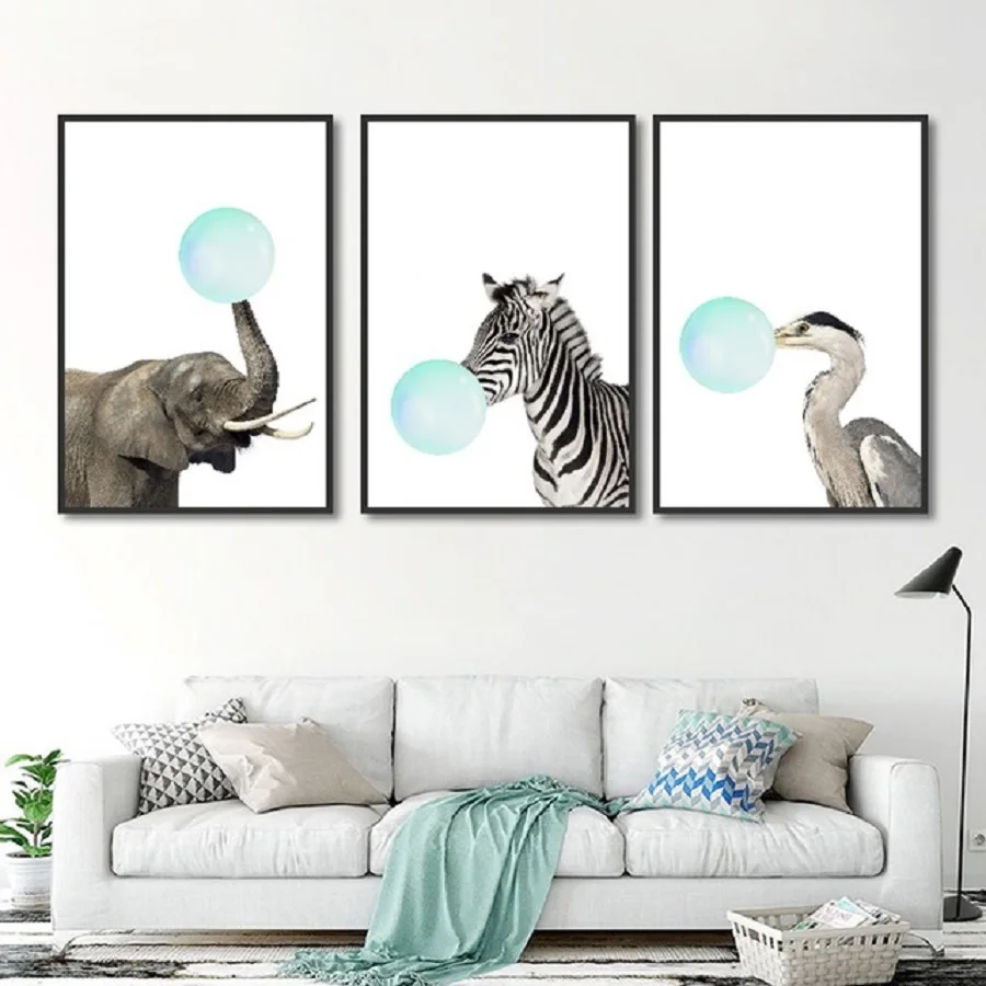 Framed-Zebra-Elephant-Animal-Blowing-Balloon-Paiunting-Nordic-Simple-Small-Fresh-Canvas-Wall-Picture-for-Kid.jpg_640x640