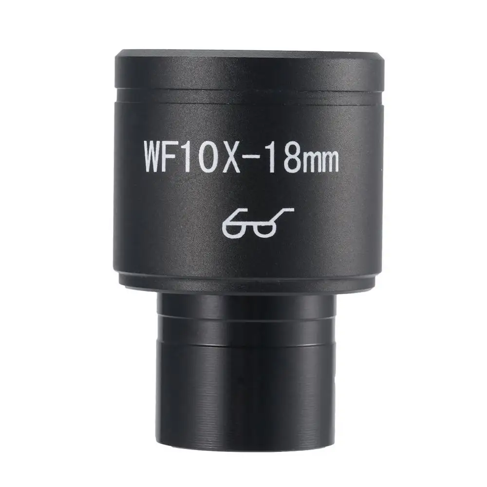 Широкое поле WF10X окуляр поле вид 18 мм для Биологический микроскоп оптический объектив окуляр с шкалой сетки