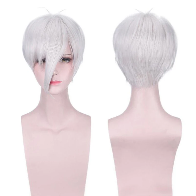 

Anime Land of the Lustrous Antarcticite Wig Cosplay Costume Houseki no Kuni Men Women Short Synthetic Hair Halloween Party Wigs