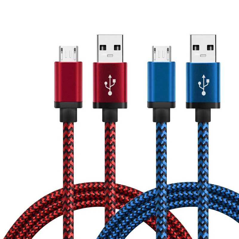 2.4 A High Speed Fast Charger Cable Android Nylon Micro
