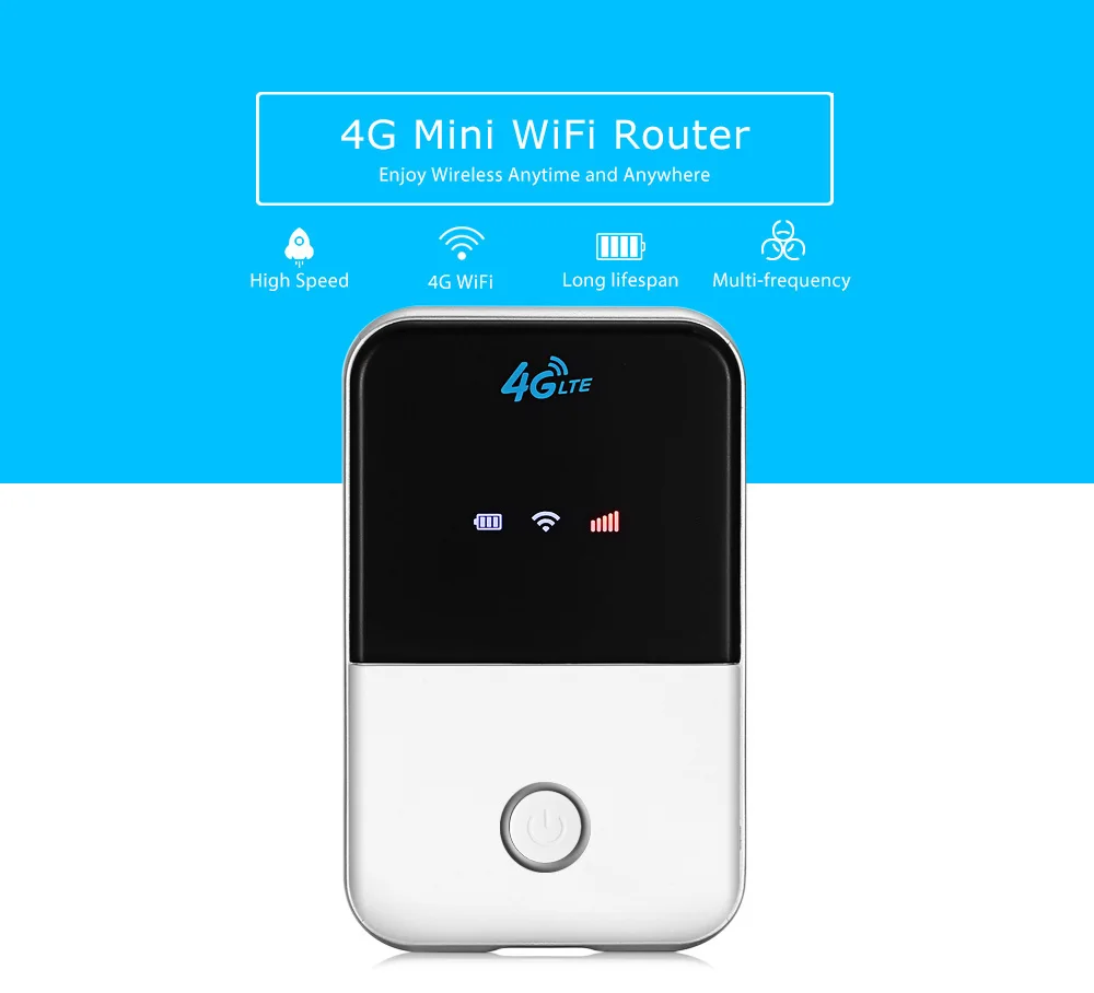 2100 мАч батарея 3G/4G беспроводной маршрутизатор автомобильный мобильный Wifi точка доступа широкополосный Mifi с sim-картой слот Поддержка 10 Wi-Fi обмен