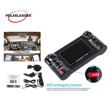2.7 pollice Videocamera per auto A Doppia Lente F30 di Visione Notturna di HD Dell’automobile DVR Del Veicolo Camcorder digital Video Recorder 120 gradi di visione largo angolo di