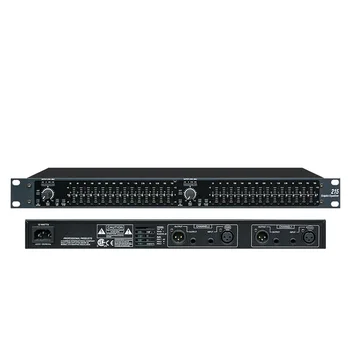 

Audio processor 215 electronic graphic equalizer dual 15 segment electronic graphic equalizer