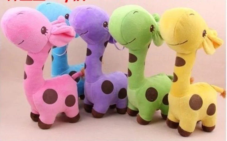 

Stuffed animal plush 25cm cute giraffe toy doll high quality gift present w1042