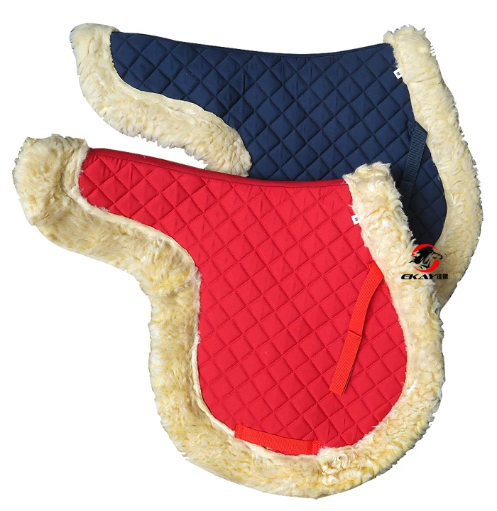 

Free shipping horse saddle pad,saddle cloth,300G polyester,artificial fleece lining.(PD010)