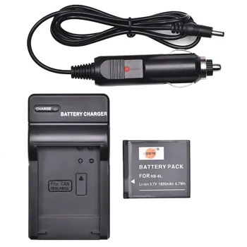 

DSTE NB-8L nb-8l Rechargeable Battery + Travel and Car Charger for Canon PowerShot A3200 A2200 A3100 A3000 IS A3001 IS Camera