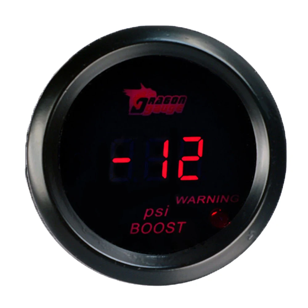 

EE support 2" 52mm Black Car Motor Digital Red LED PSI Turbo Boost LED Gauge Meter XY01