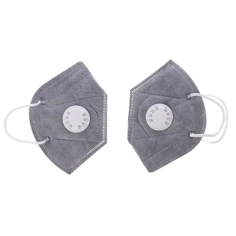

2Pc Disposable Activated Carbon Dust Mask Charcoal Particulate Filter Respirator