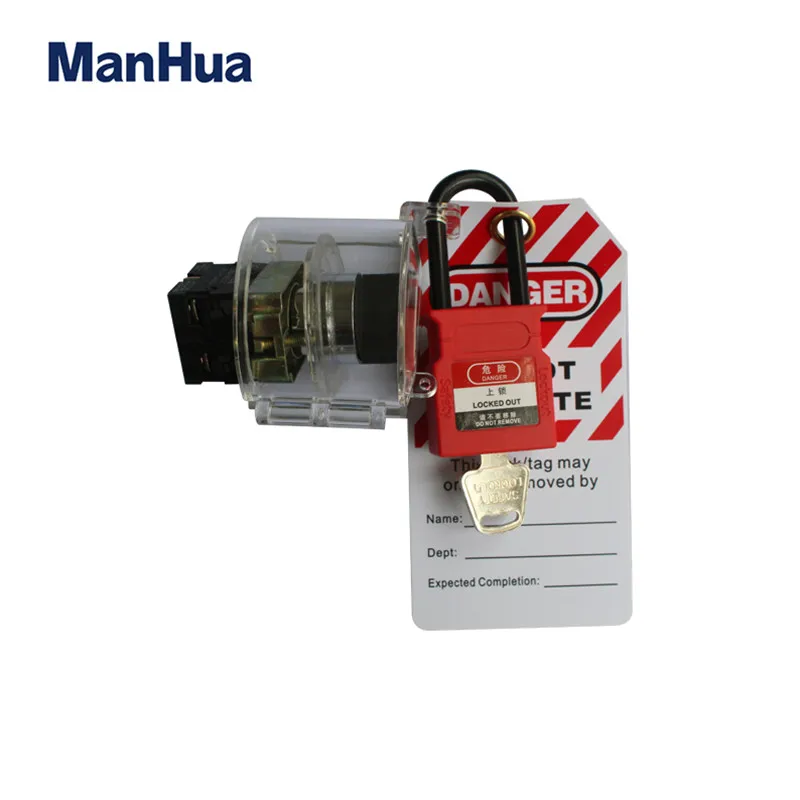 ManHua Safety Lockout With 10A N/O Rotary Key Lock Two Selectort Switch