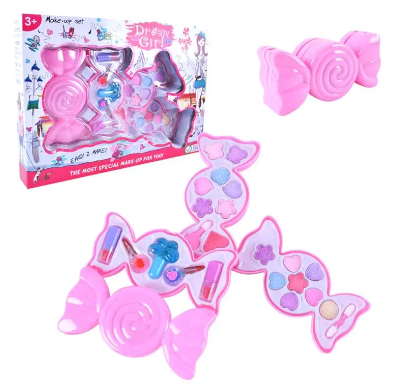 Mimigo Maquiagem Crianças Cosméticos Brinquedos Kit de Maquiagem Para  Kidstoy Beauty Set Presente de Aniversário para 3 4 5 Meninas de 6 anos de  idade se encaixam jogo de jogo, princesa vestir-se