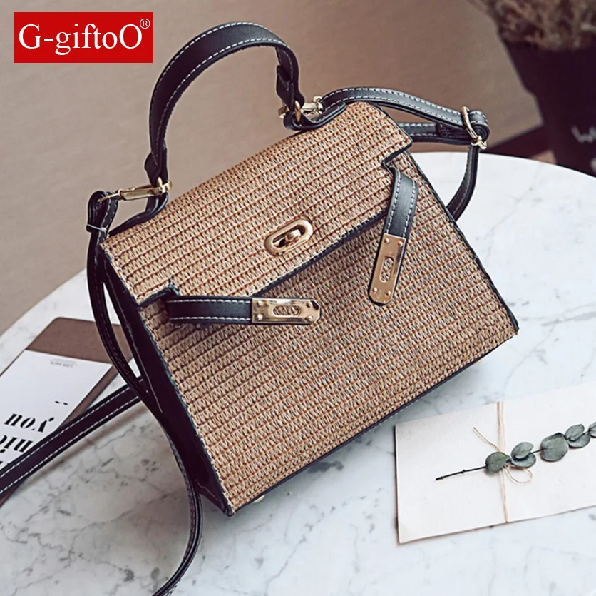 

Rattan bag Small Handmade Straw Bag Instagram Popular Beach Bag for Women Crossbody Ata Handbag