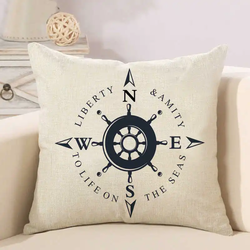 anchor steering wheel compass cushion cover (5)