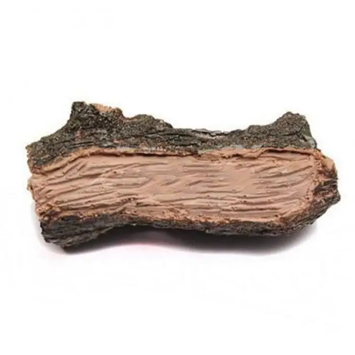 Aquarium Ornament Hollow Trunk Simulation Tree Log Wood Polyresin Landscape Fish Tank Decoration TB Sale