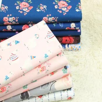 

half meter 100% cotton canvas flower round dot fabric Northern Europe big flower cloth handmade DIY bag sofa pillow A867